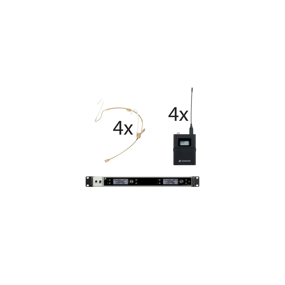 Sennheiser EW-DX 4x HSP 2 Lemo R1-9 Set