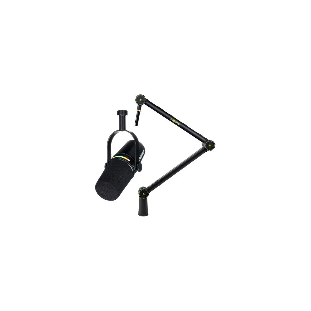 Shure MV7 Plus Broadcast Arm Bundle