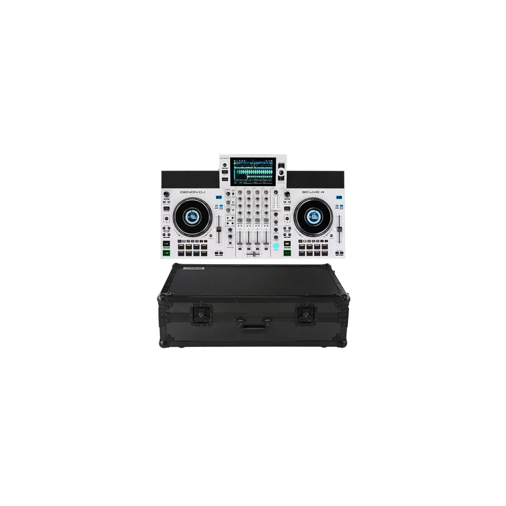 Denon DJ SC Live 4 white Case Bundle