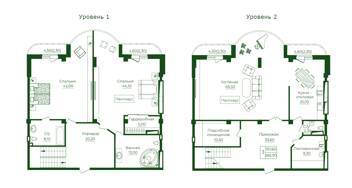 Планировка 3-комн. в ЖК «LIME city»