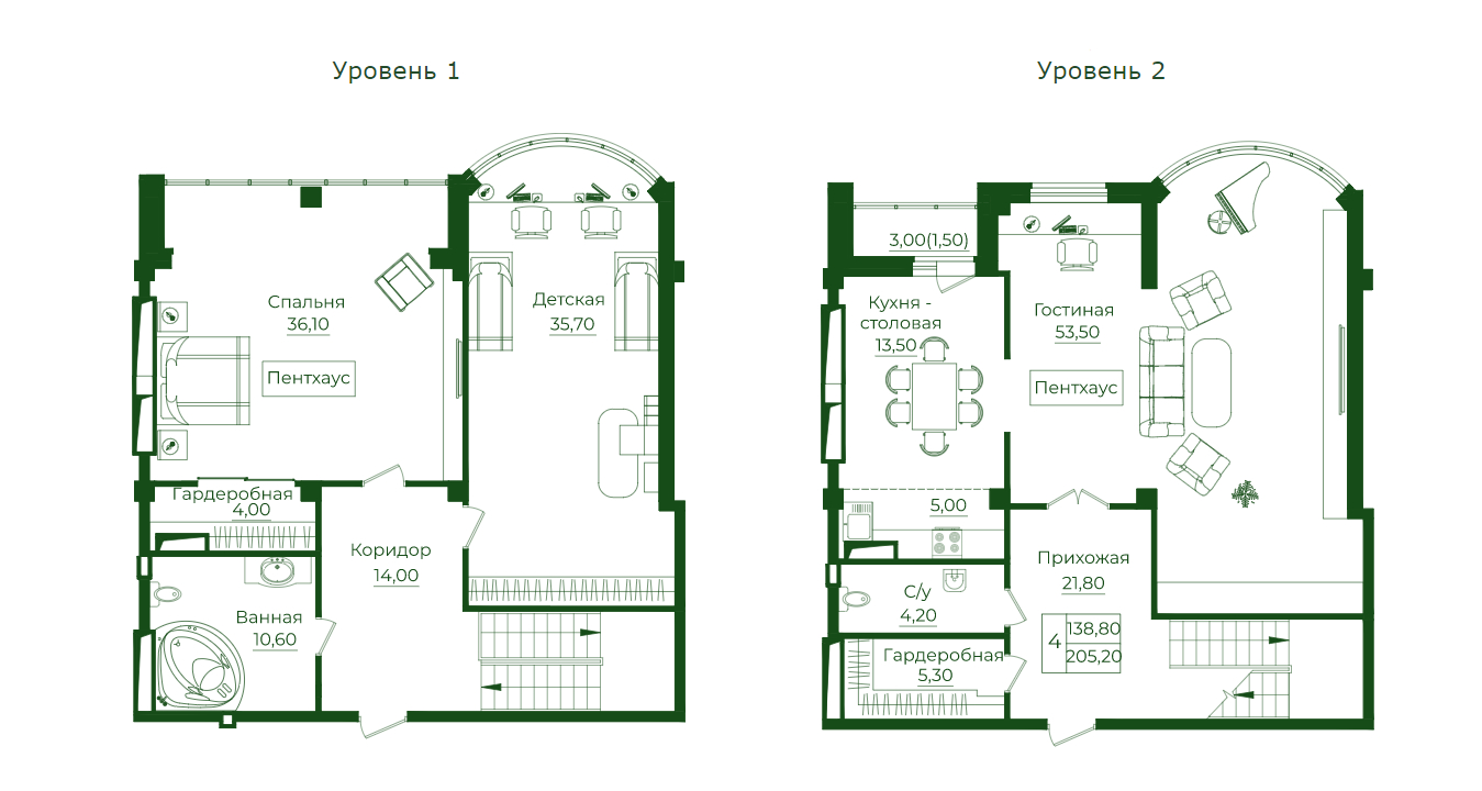 Планировка 3-комн. в ЖК «LIME city»