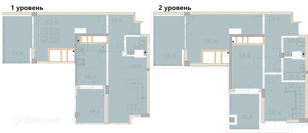 Планировка 4-комн. в ЖК «Агой-Парк»