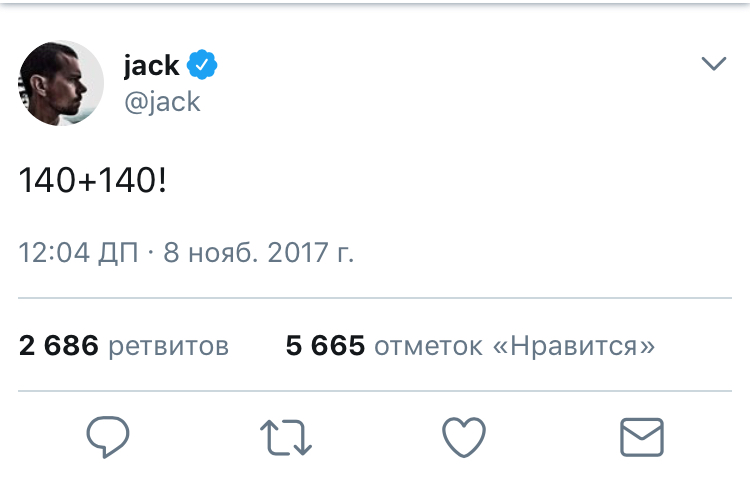 Twitter увеличил количество знаков в сообщениях