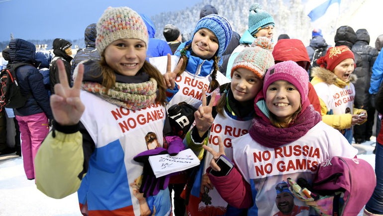 Запустили флешмоб в поддержку российских спортсменов #noRUSSIAnoGAMES