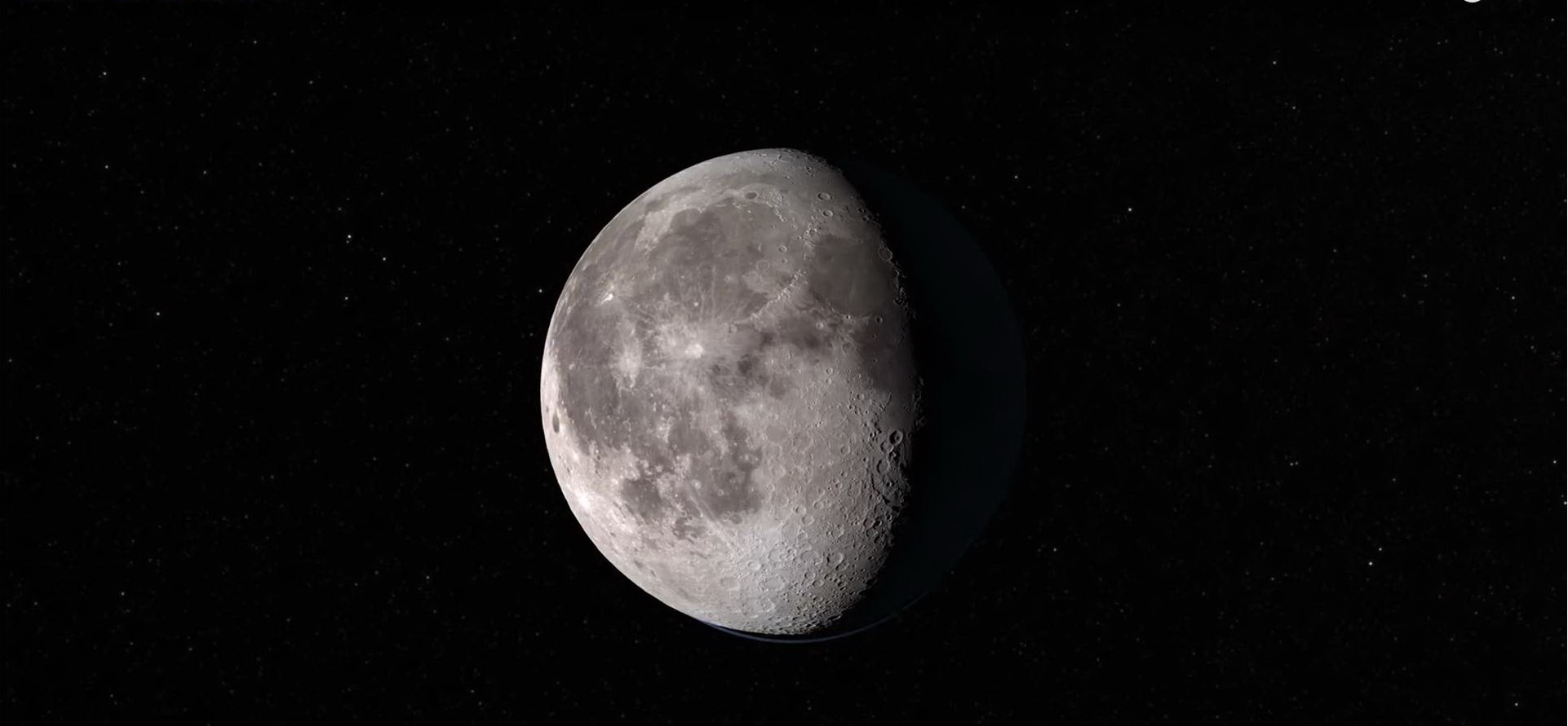 Tour of the Moon in 4K: видеоролик-экскурсия по Луне