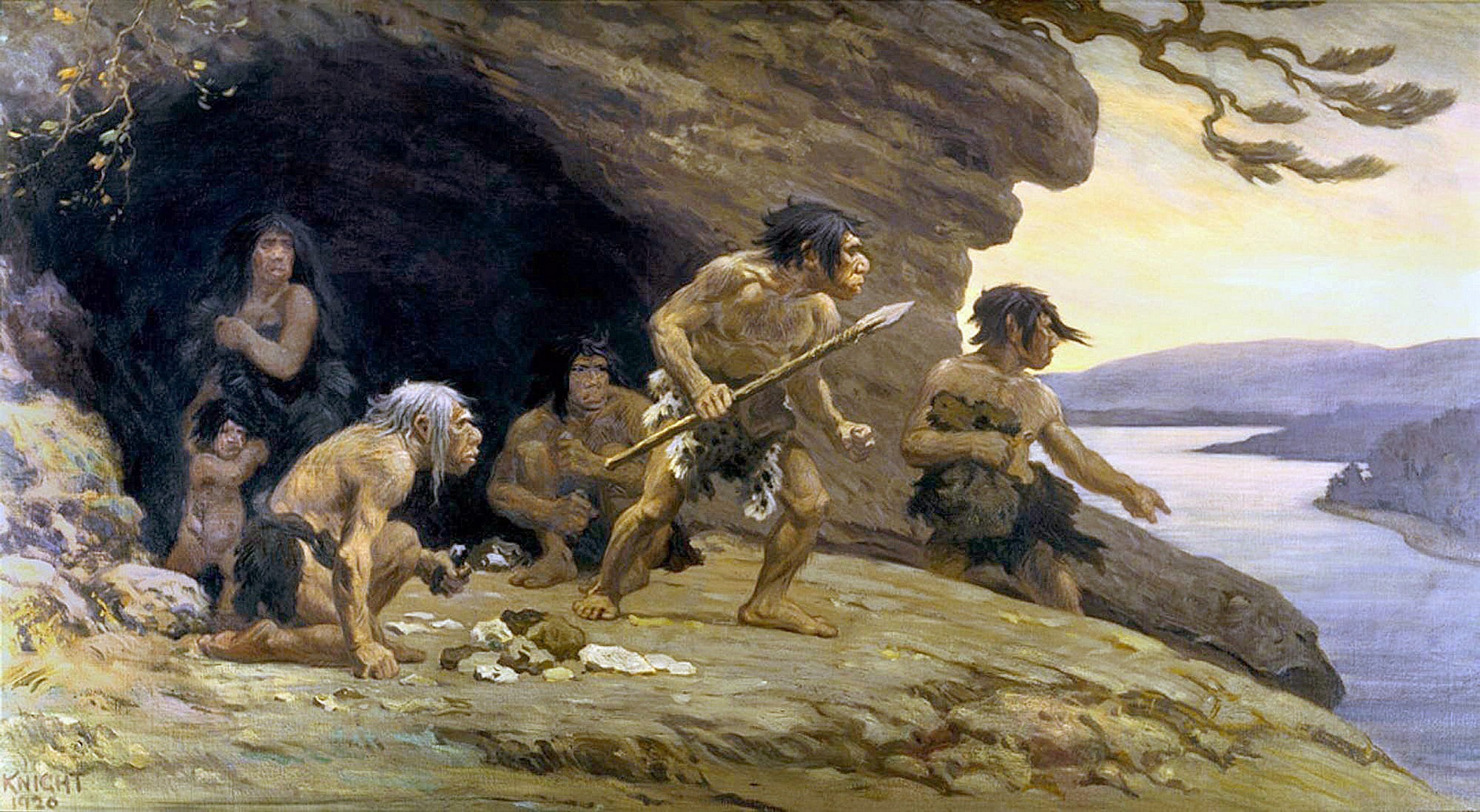 Неандертальцы получали столько же травм, сколько и homo sapiens