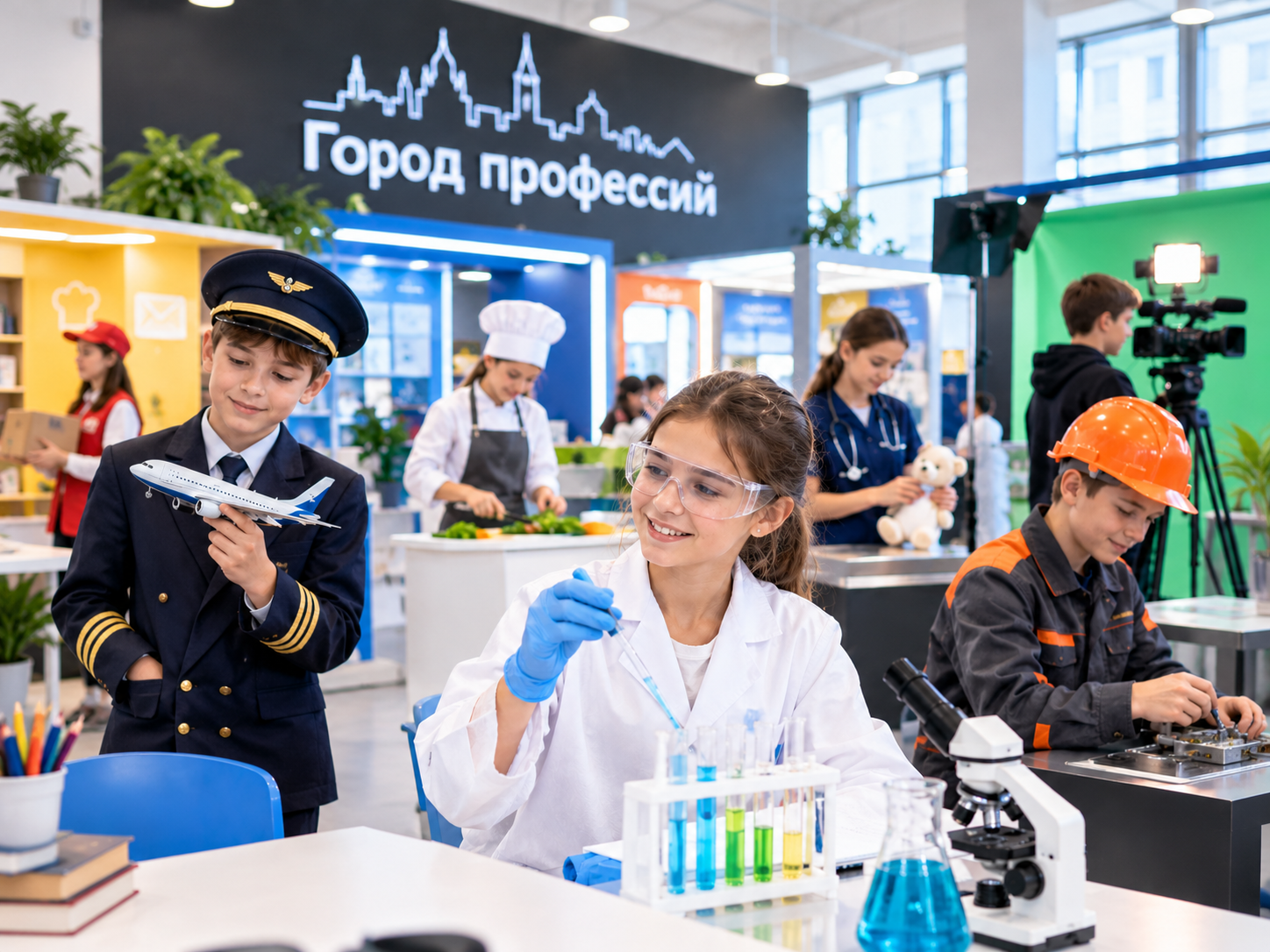 «Город профессий» в Москве: школьники попробуют профессии на практике с 24 октября по 1 ноября