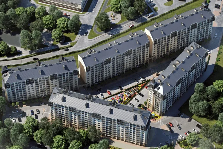 ЖК «Кранц Сити» (Зеленоградск) — благоустройство двора и придомовая территория, застройщик СЗ «Регион-Строительство», фото 2
