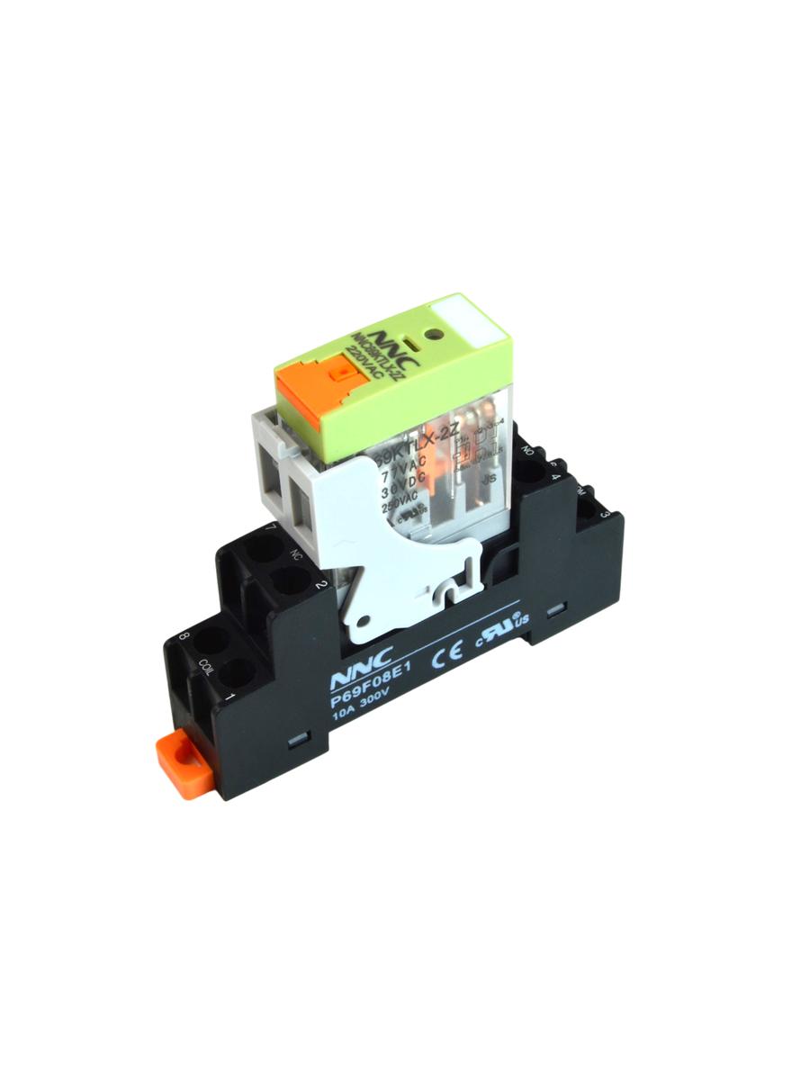 Комплект реле NNC69K(TLX)-2Z-220VAC + колодка P69F08E1