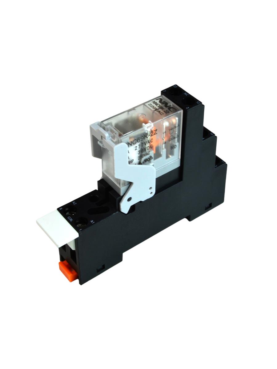 Комплект реле NNC69K-2Z 12VDC + колодка 14F-2Z-C5