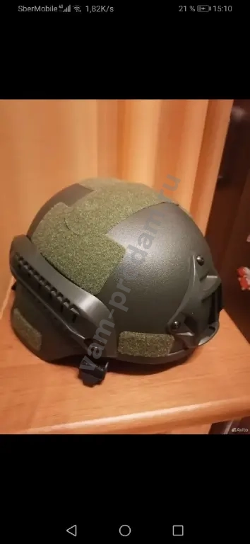 Шлем тактический баллистический Mich бр-2 с ушами