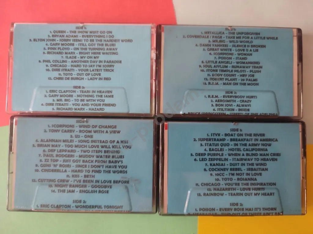 Аудиокассеты 120мин Rock Ballads кассеты магнитная лента