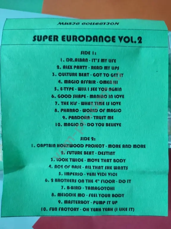 Аудиокассеты 90мин Super Eurodance кассеты магнитная лента