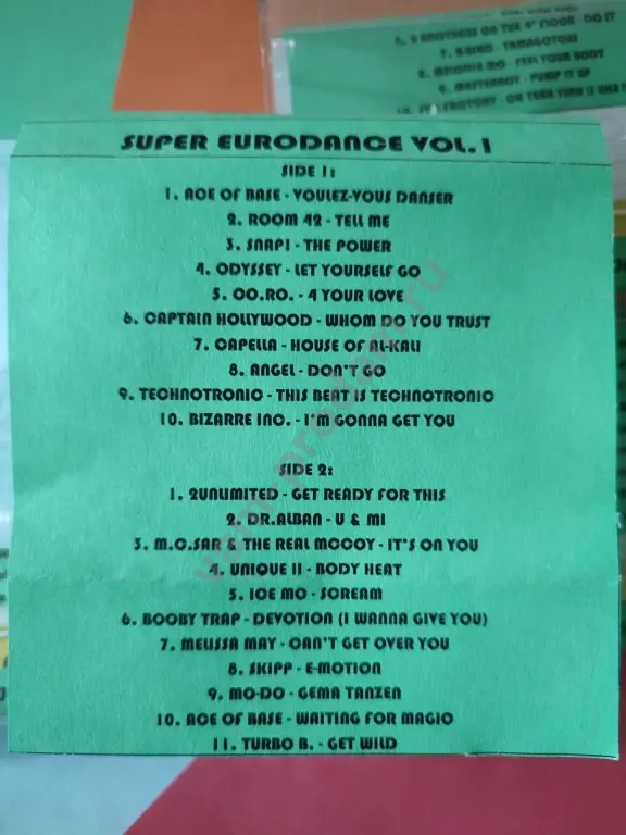 Аудиокассеты 90мин Super Eurodance кассеты магнитная лента