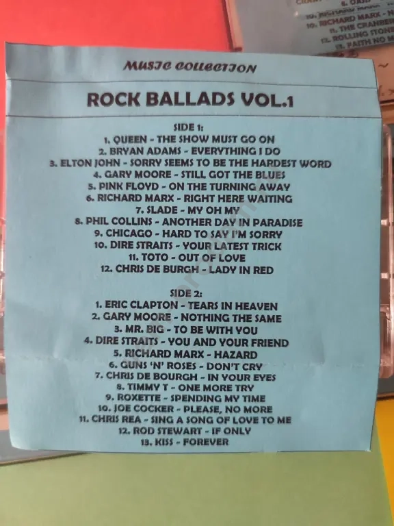 Аудиокассеты 120мин Rock Ballads кассеты магнитная лента