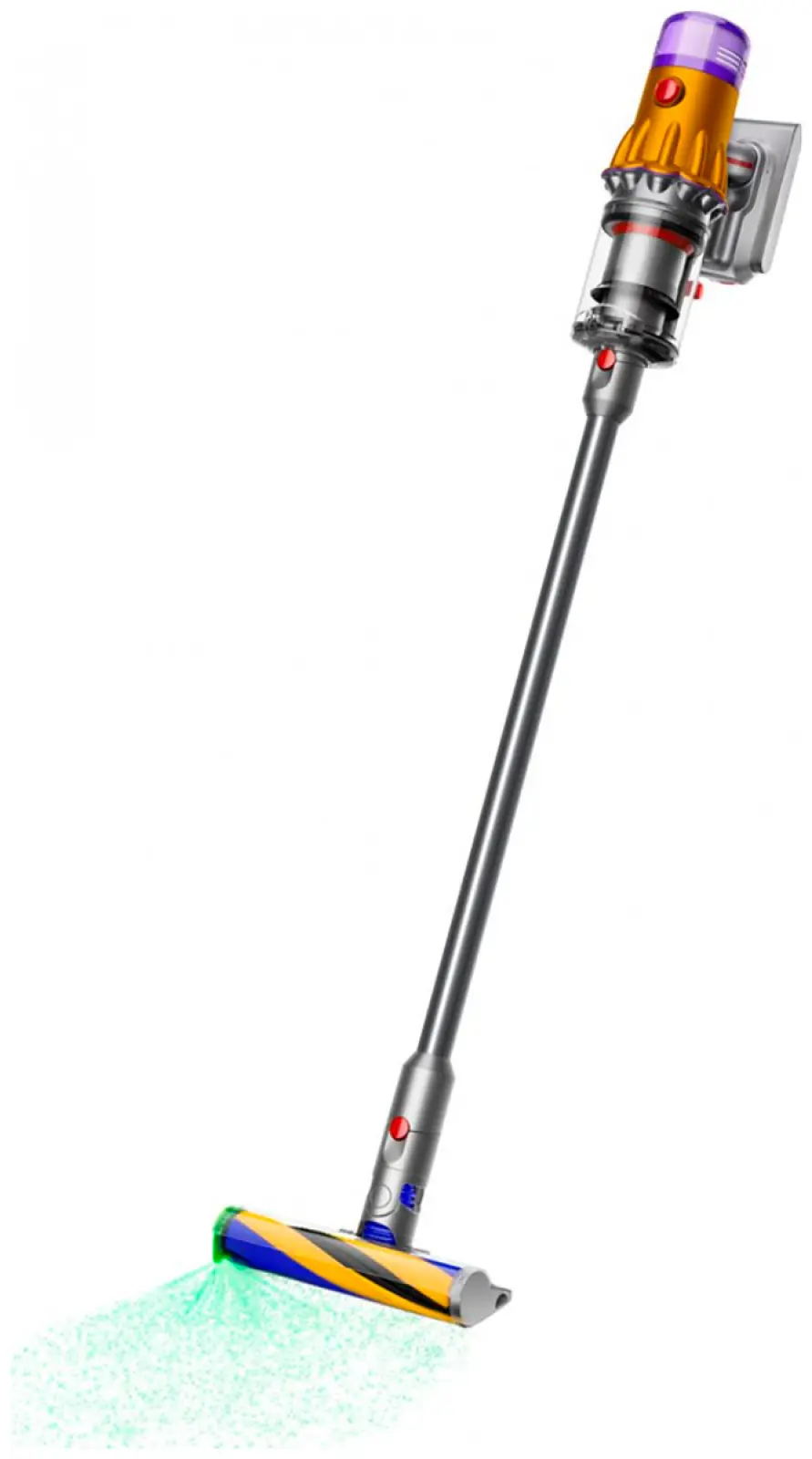 Пылесос вертикальный Dyson V12 Detect Slim Absolute, серый/оранжевый (448884-01)