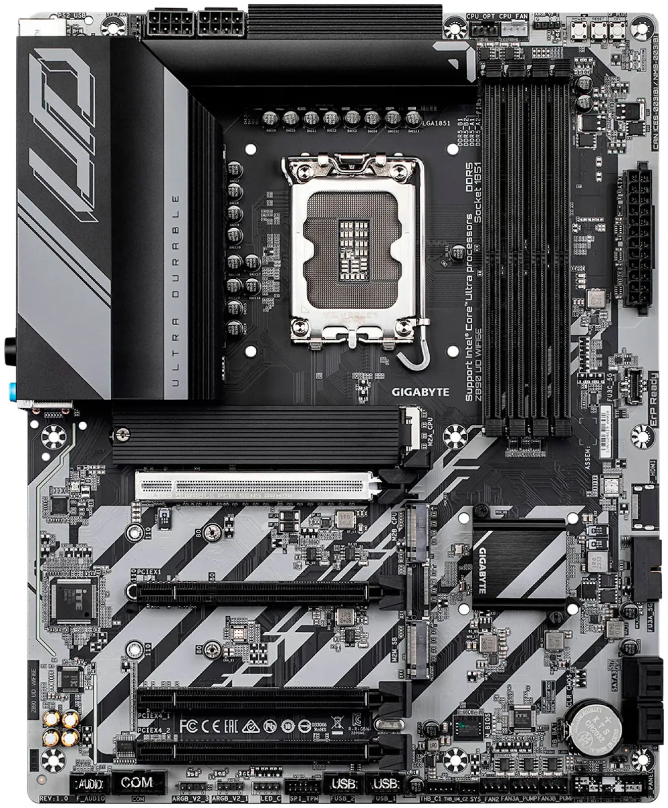 Материнская плата Gigabyte Z890 UD WIFI6E (LGA1851, ATX)