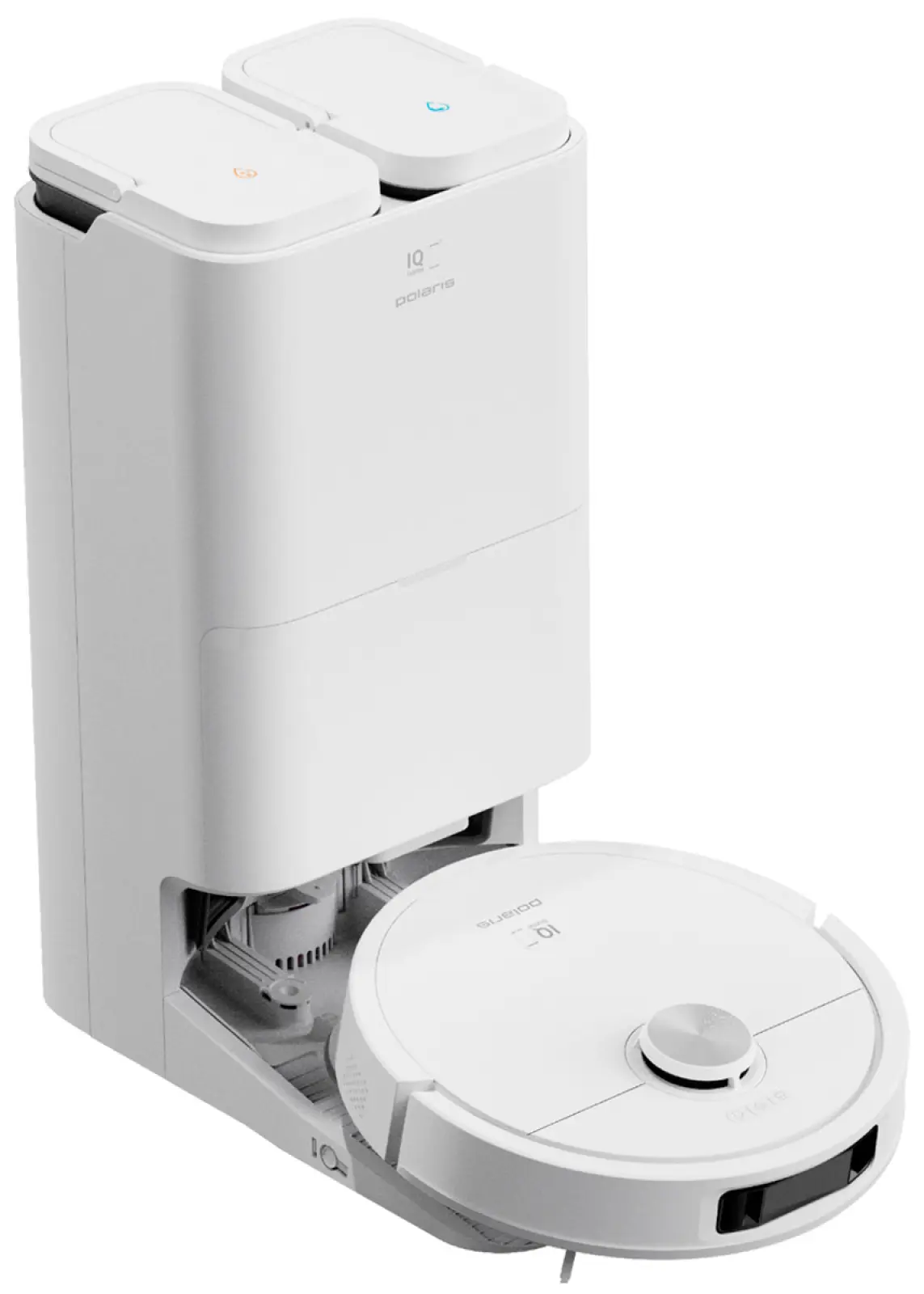 Робот-пылесос Polaris PVCRAC 7790 WIFI IQ Home, ,белый, со станцией самоочистки
