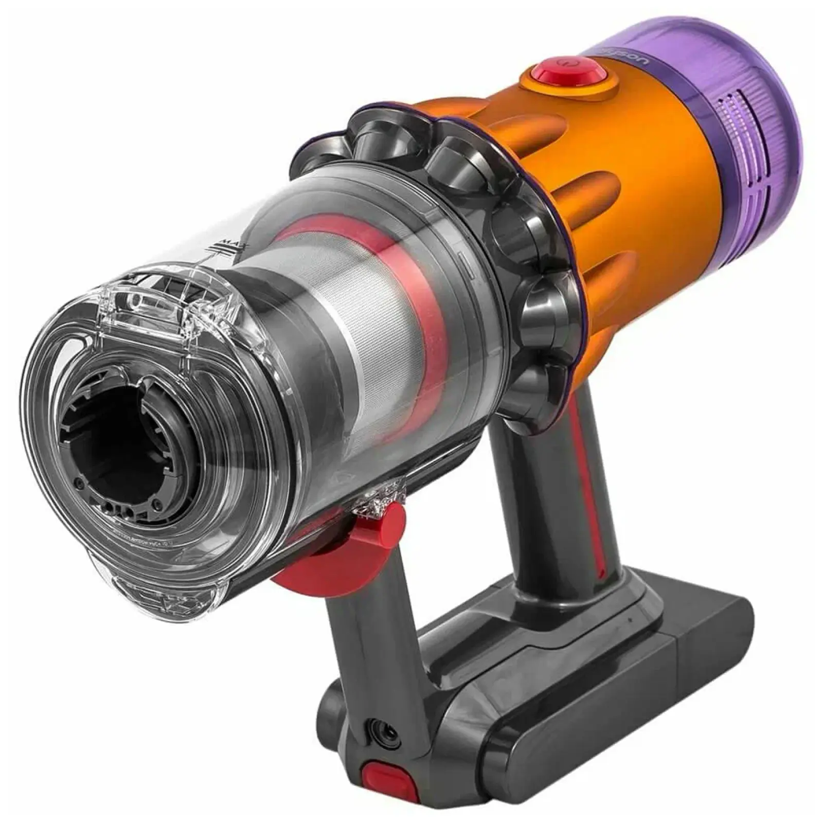 Пылесос вертикальный Dyson V12 Detect Slim Absolute, серый/оранжевый (448884-01)