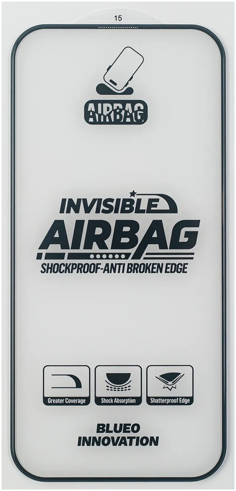 Защитное стекло Type Gorilla 3D Anti-broken Tempered Glass, iPhone 15 Pro, 6.1, Black (NPT35-15P-BK)