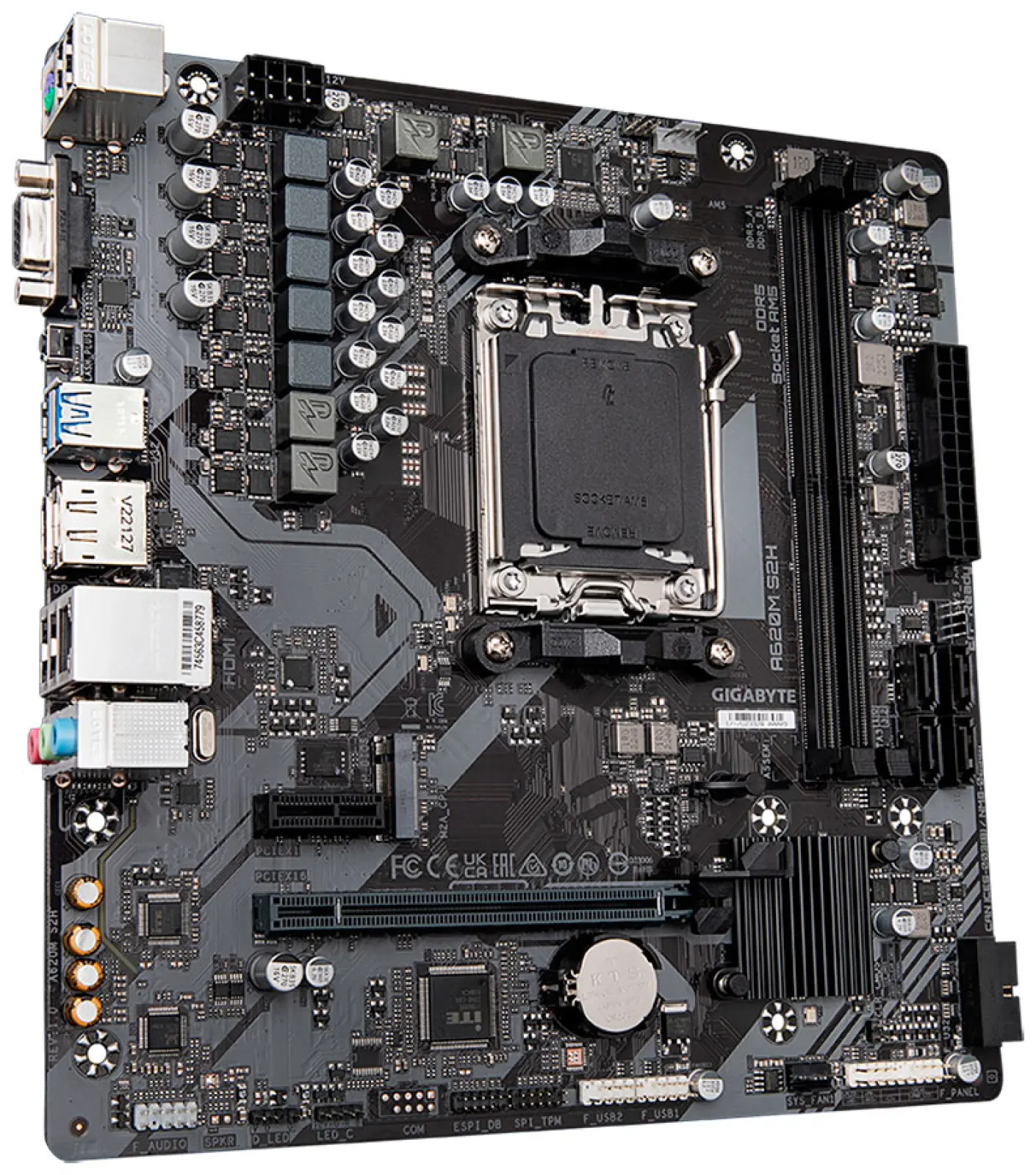 Материнская плата Gigabyte A620M S2H (AM5 mATX)