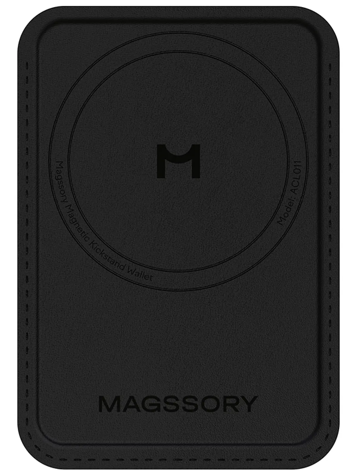 Кошелек-кардхолдер Magssory Duo c подставкой и магнитами, совместимый с MagSafe, midnight (ACL011)