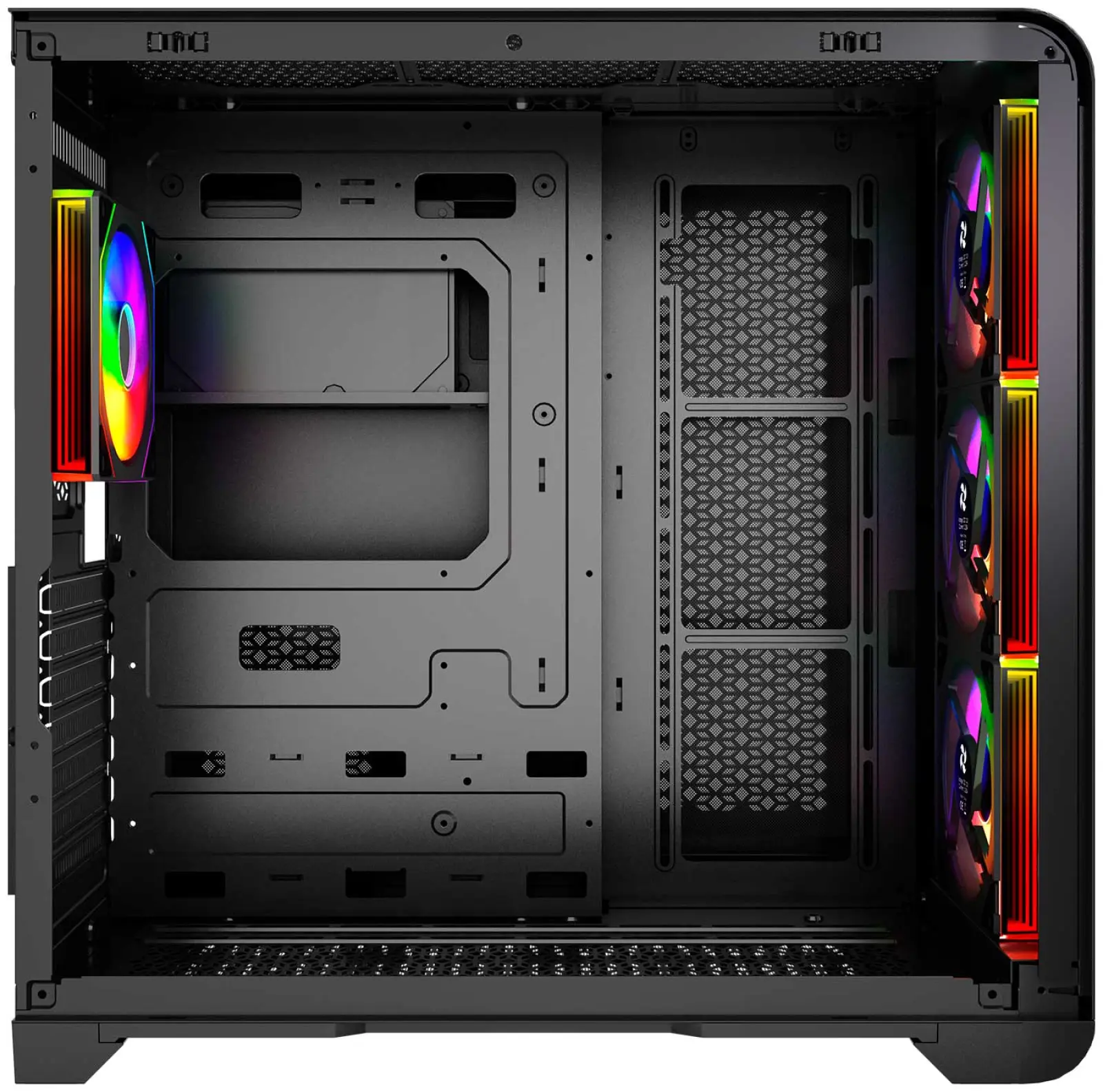 Компьютерный корпус 4FAN XZ Gigabit Black wFans