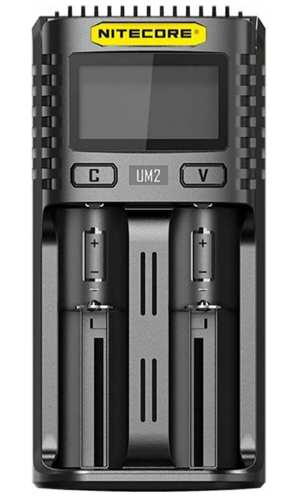 Зарядное устройство Nitecore UM2 18650/21700 на 2*АКБ Intellicharge V2, совместимо с Li-ion/IMR и Ni-MH/Ni-Cd аккумуляторами, с автоматическим определением