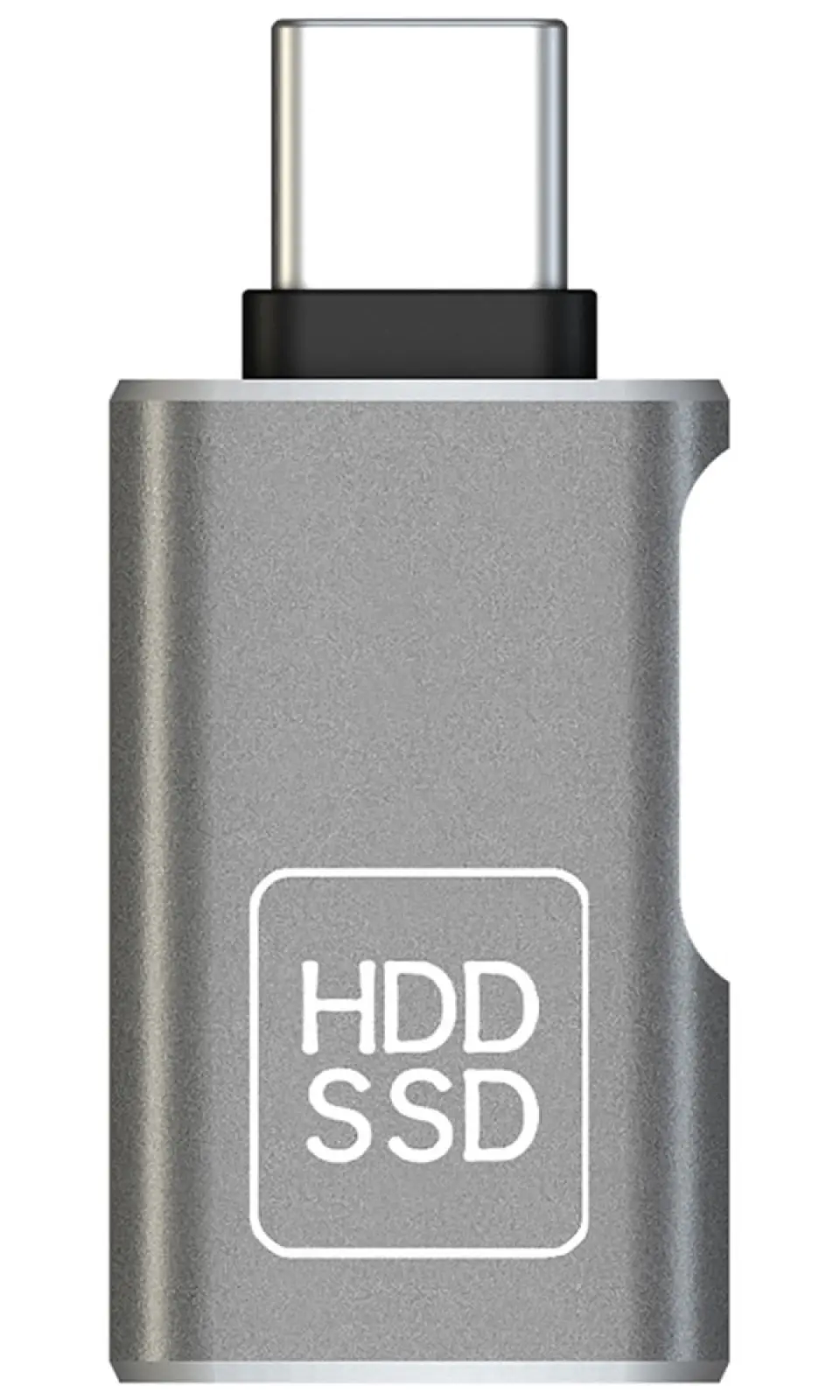 Адаптер Pero AD16 OTG, USB-C TO USB-A 3.0 + USB-C, серый (PRAD16BL)
