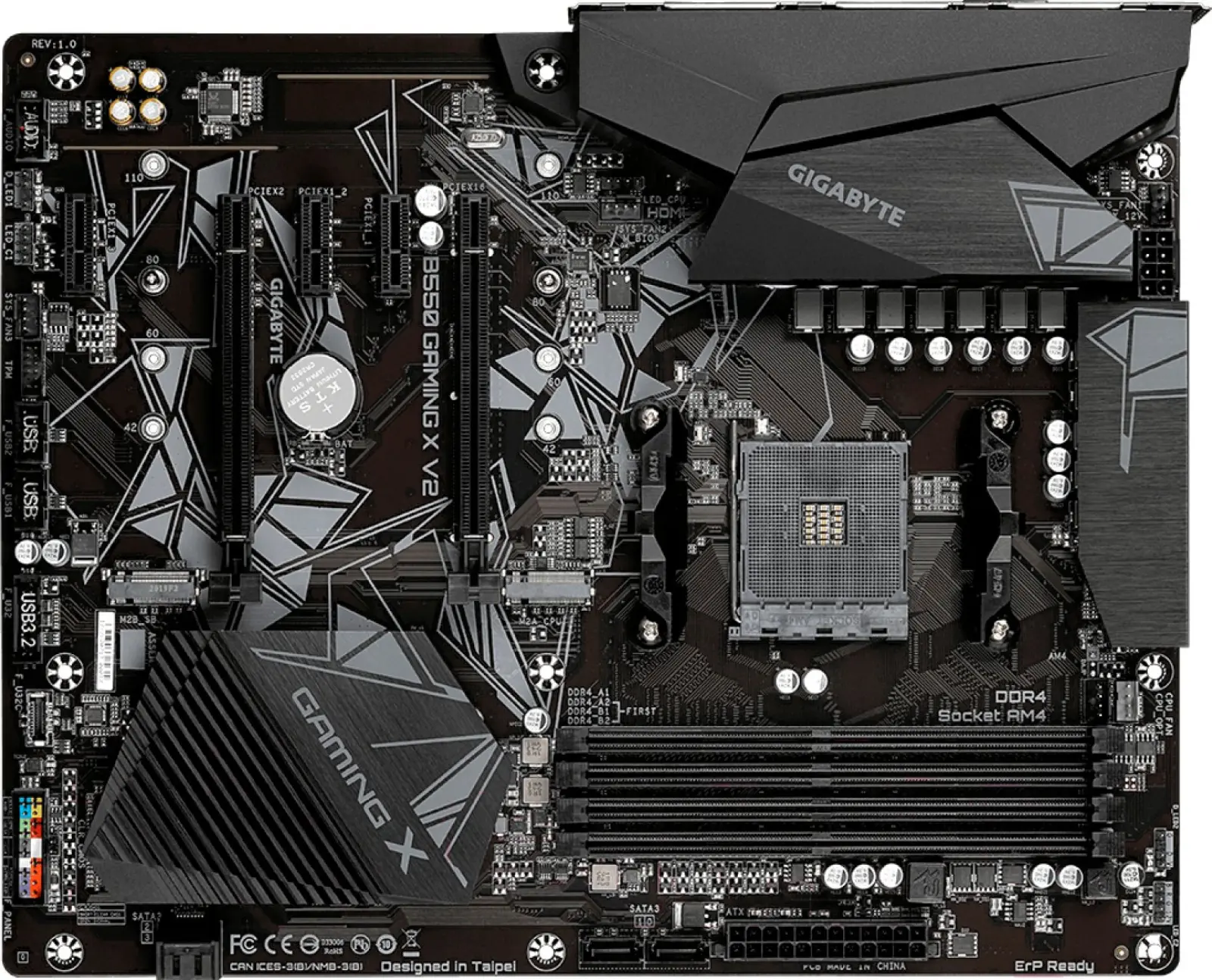 Материнская плата Gigabyte B550 GAMING X V2 (AM4, ATX)