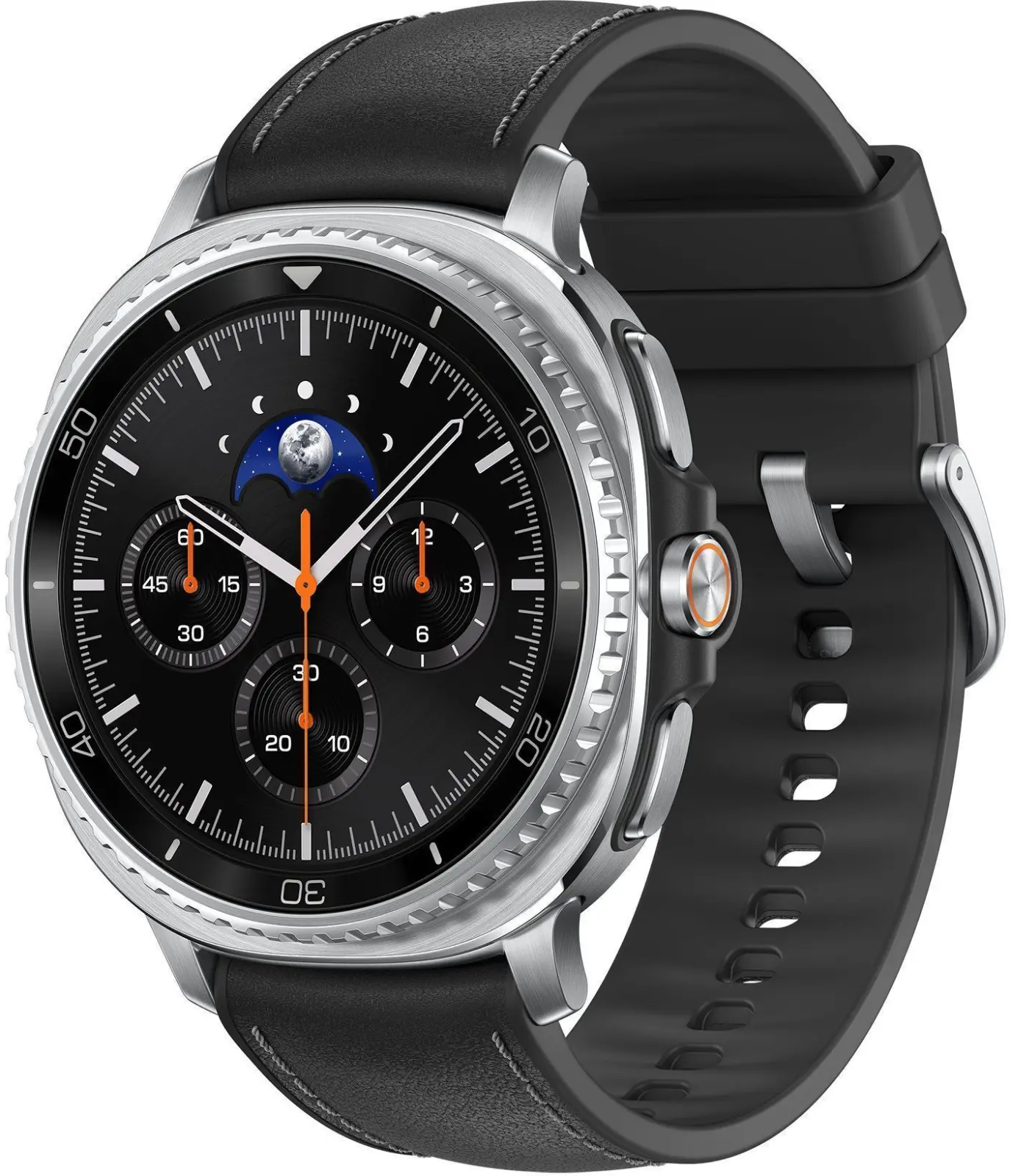 Умные часы Samsung Galaxy Watch 8 Classic LTE 46 мм 1.34 Super AMOLED серебристый/черный (SM-L505FZKACAU)