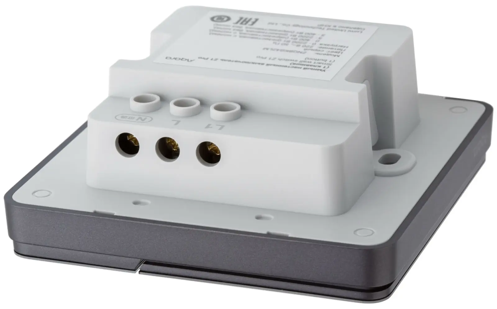 Умный выключатель Aqara Z1 Pro ZNQBKG42LM, 1-нокл., графитовый (ZNQBKG42LM_GR)