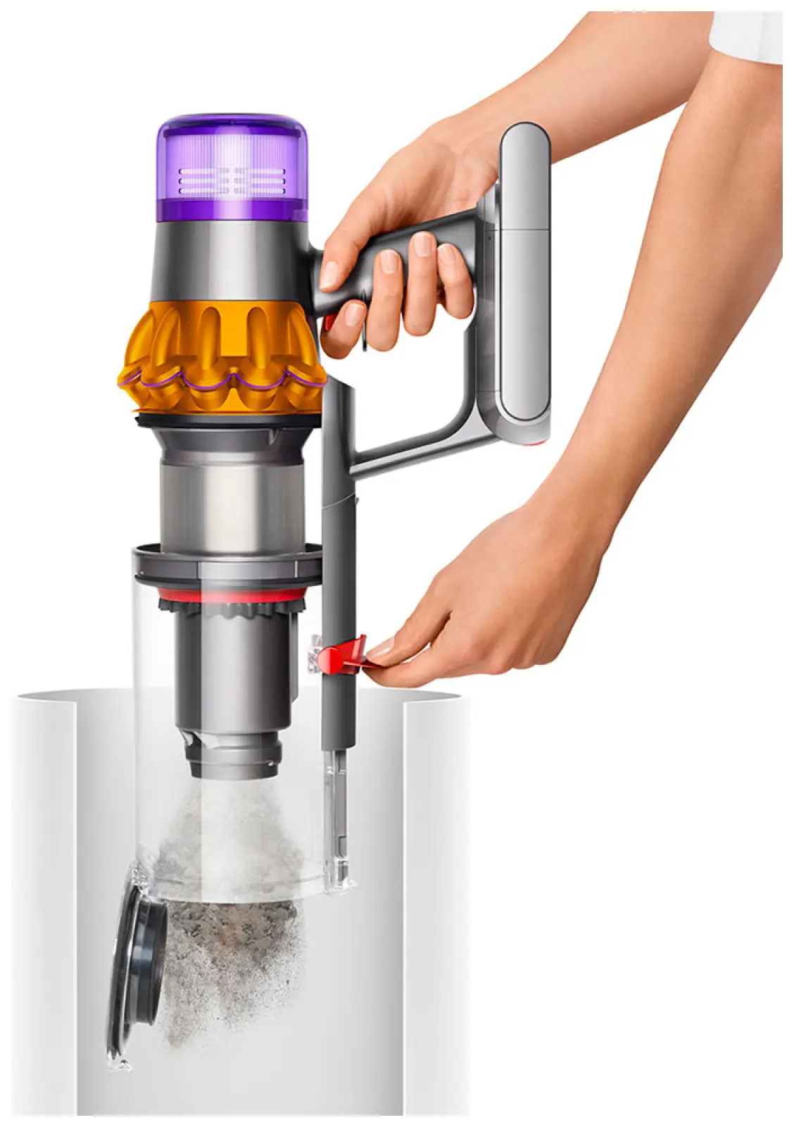 Беспроводной пылесос  Dyson V15 Detect Absolute (447113-01), 660 Вт, желтый/серебристый
