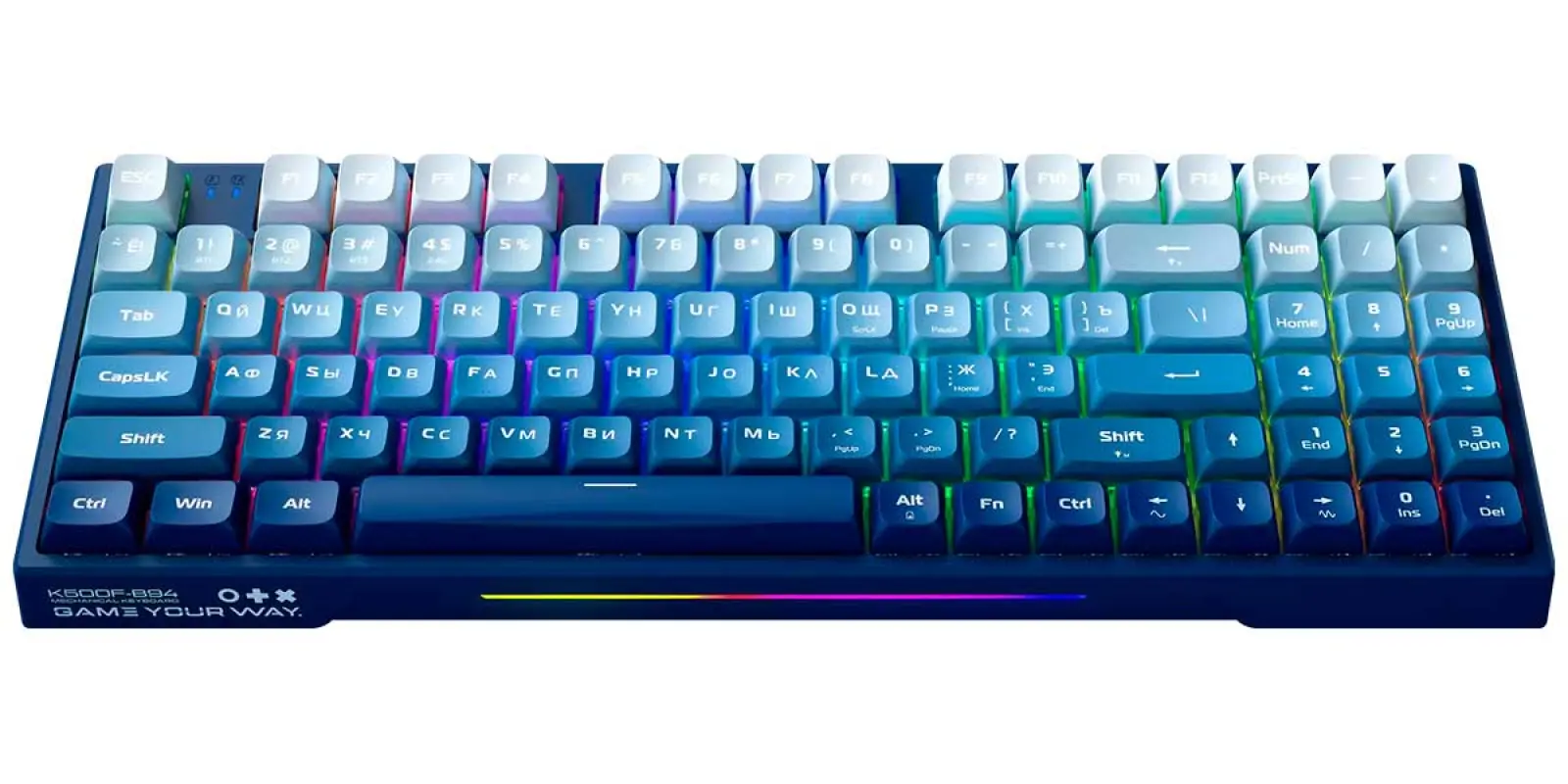 Клавиатура игровая беспроводная Machenike K500F-B94 Navy (JJ02GZ00CRU)