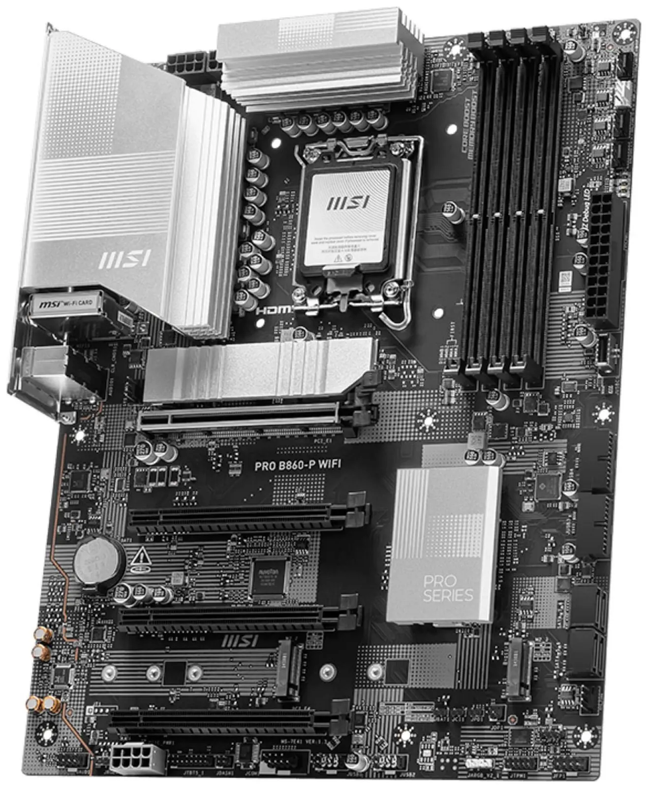 Материнская плата MSI PRO B860-P WIFI (LGA1851, ATX)