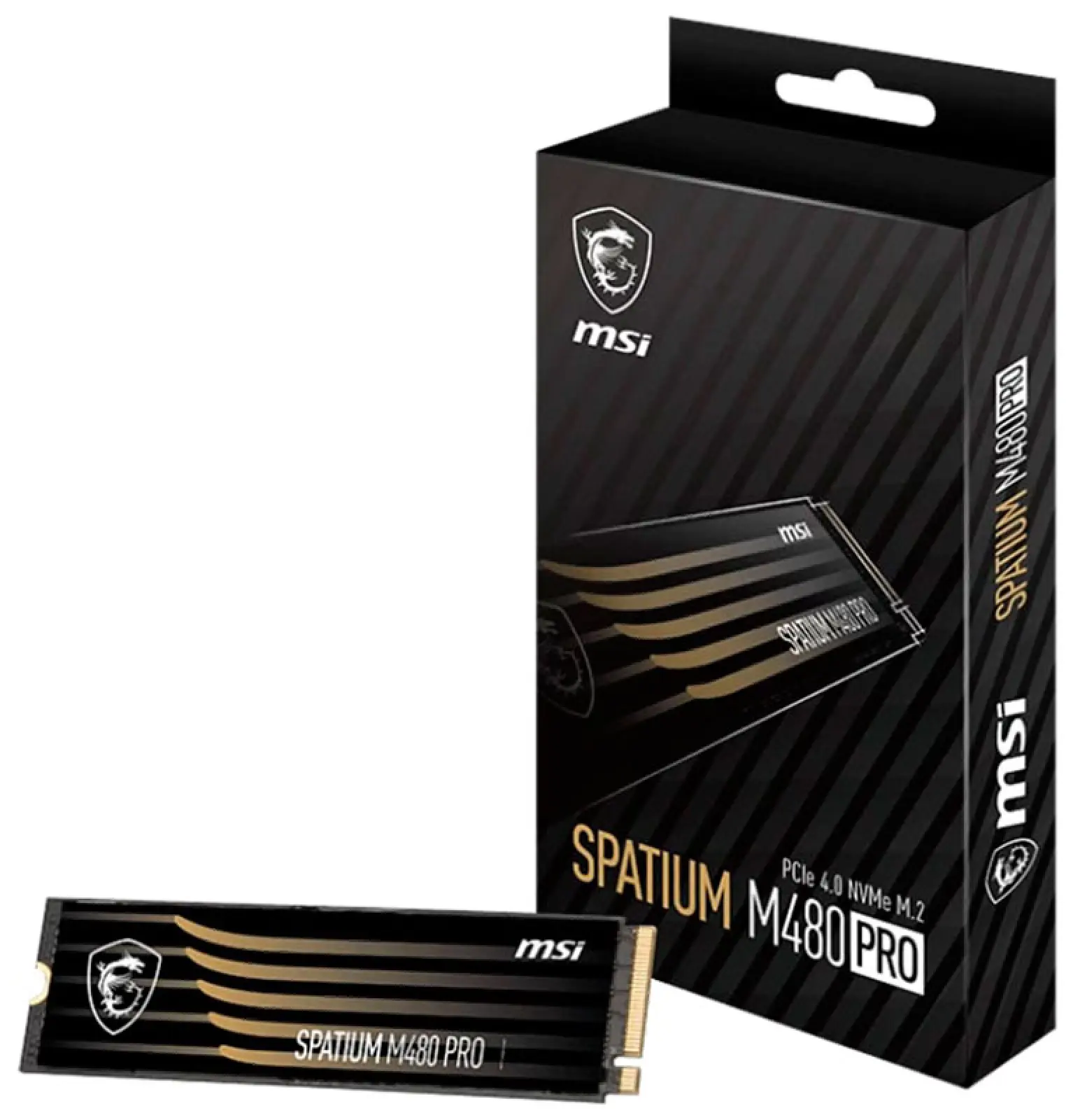 SSD накопитель MSI M.2 SPATIUM M480 PRO 4000 Гб PCIe 4.0 3D NAND (S78-440R050-P83)