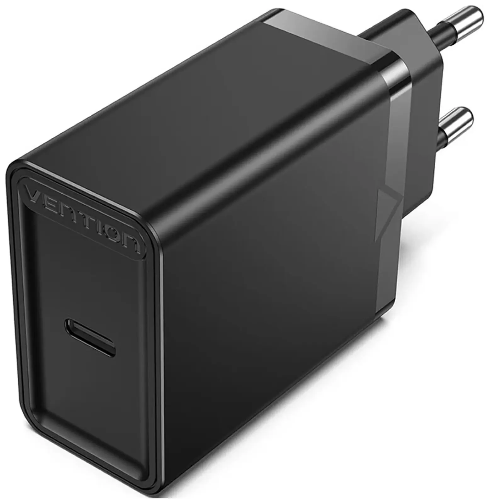 Сетевое зарядное устройство Vention на 1 порт USB C, QC 4.0, черный (FADB0-EU)
