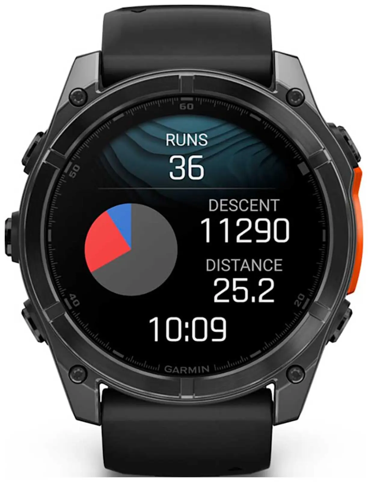 Смарт-часы Garmin Fenix 8 AMOLED, серый, черный, 51 мм