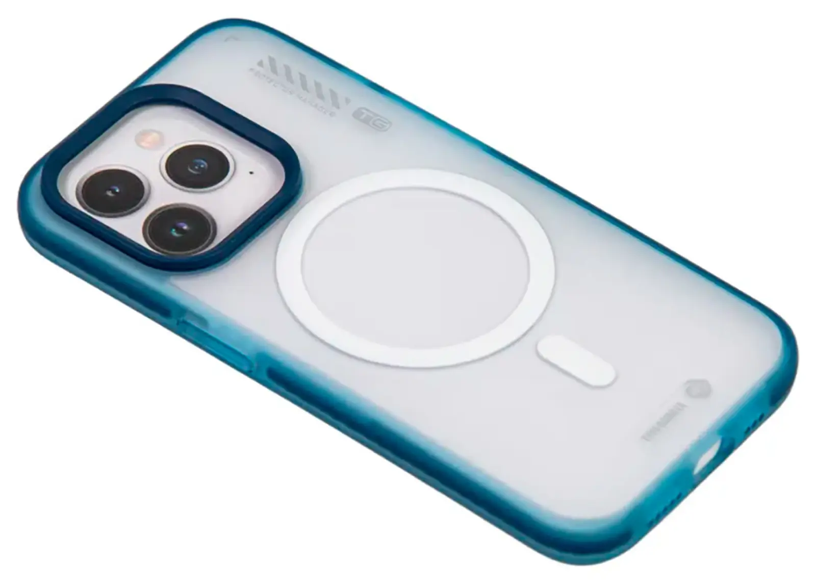 Чехол с магнитным покрытием Type Gorilla Dual Color iPhone 15 pro, Dark Blue (BL-T46-iP15P-DC-DBL)