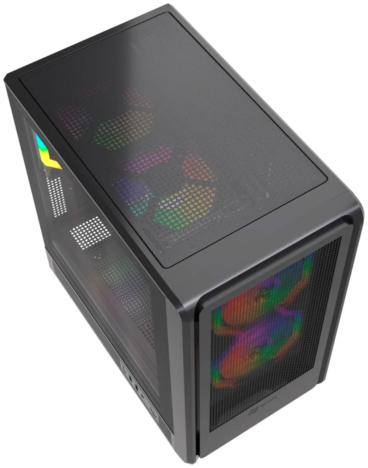 Компьютерный корпус 4FAN Goldrim Black wFans