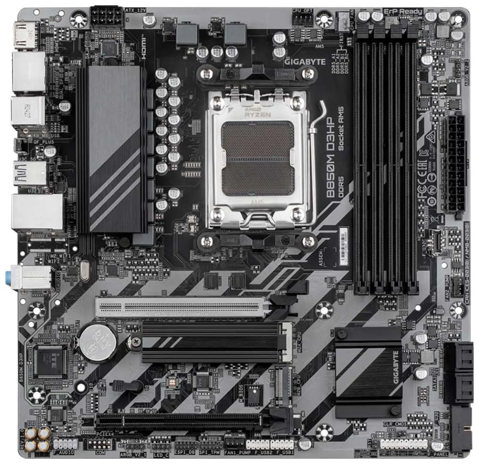Материнская плата Gigabyte B850M D3HP (AM5, mATX)