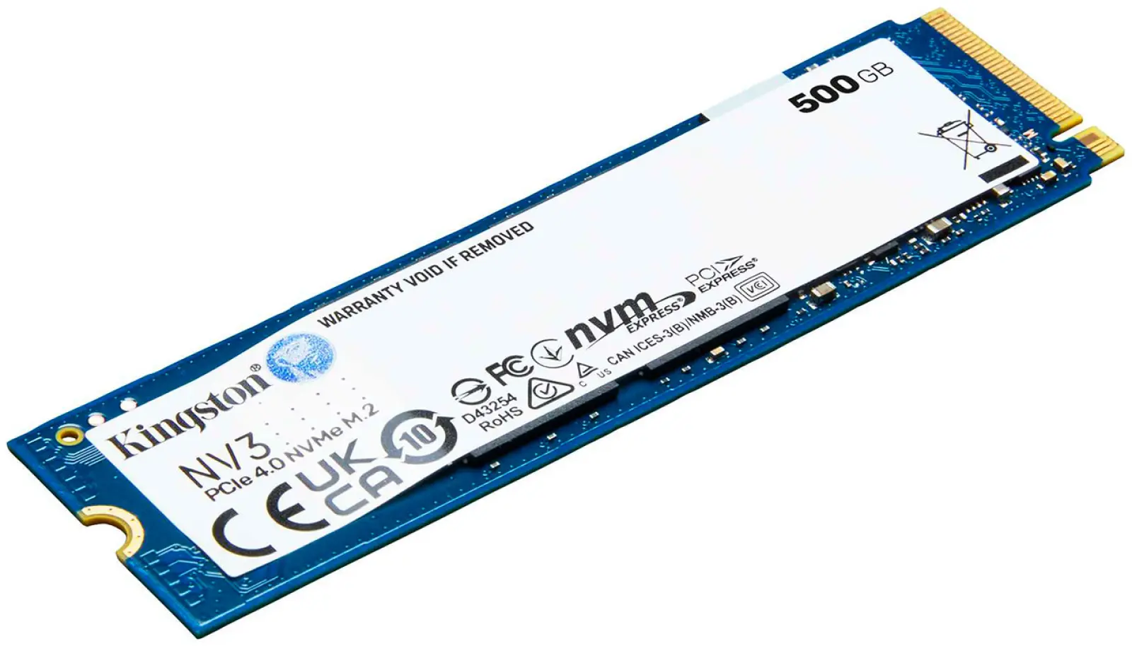 SSD накопитель Kingston M.2 500Gb NV3 PCIe (SNV3S/500G)