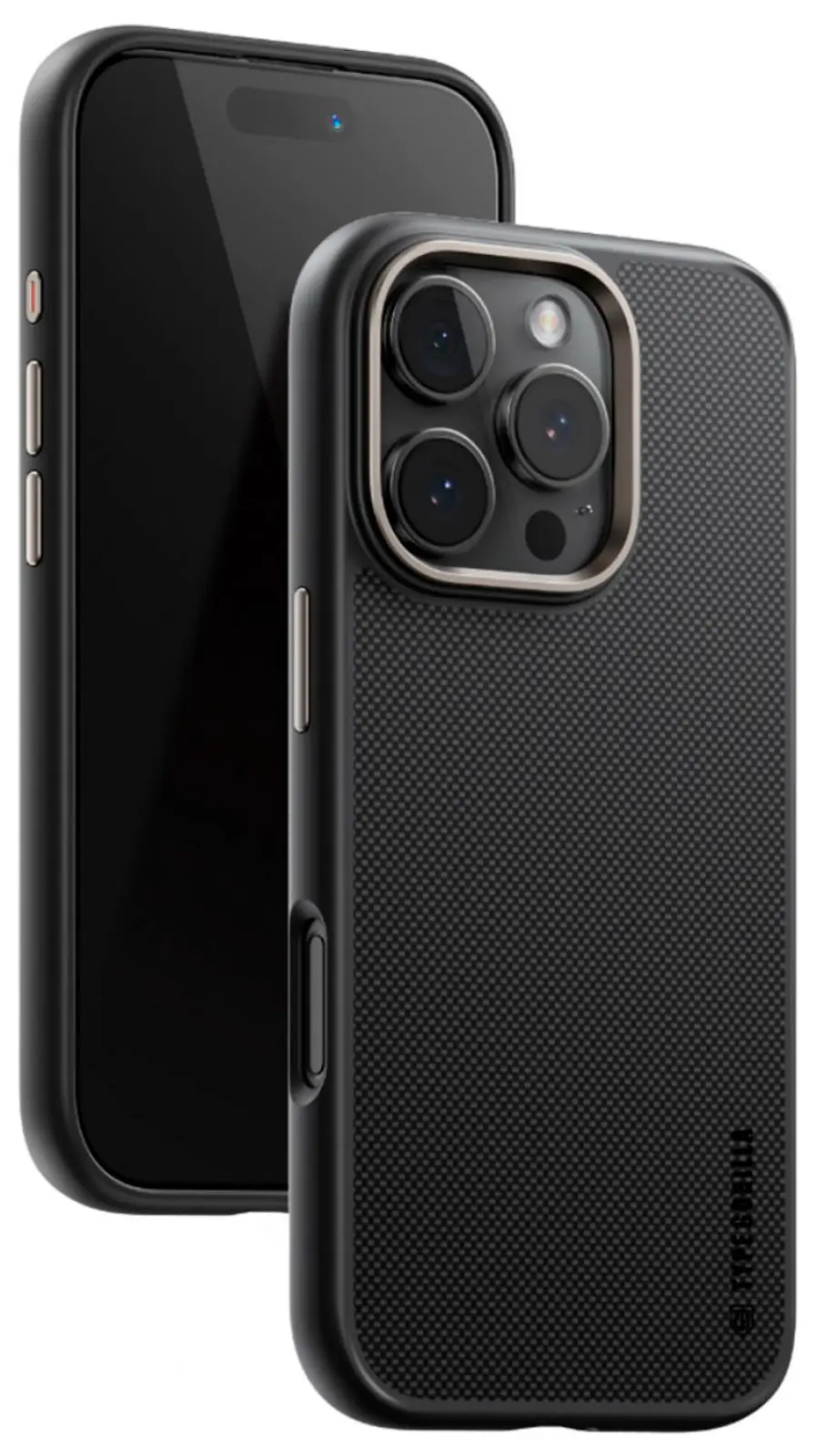 Чехол с магнитным покрытием Type Gorilla 600D Armor Aramid Fiber iPhone16 pro, Black (BL-T59-IP16P-600D-AMR-BK)