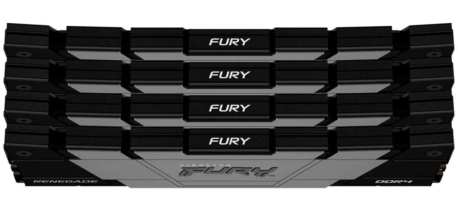 Оперативная память Kingston DDR4 32Gb (4x8Gb) 3600MHz FURY Renegade Black (KF436C16RB2K4/32)
