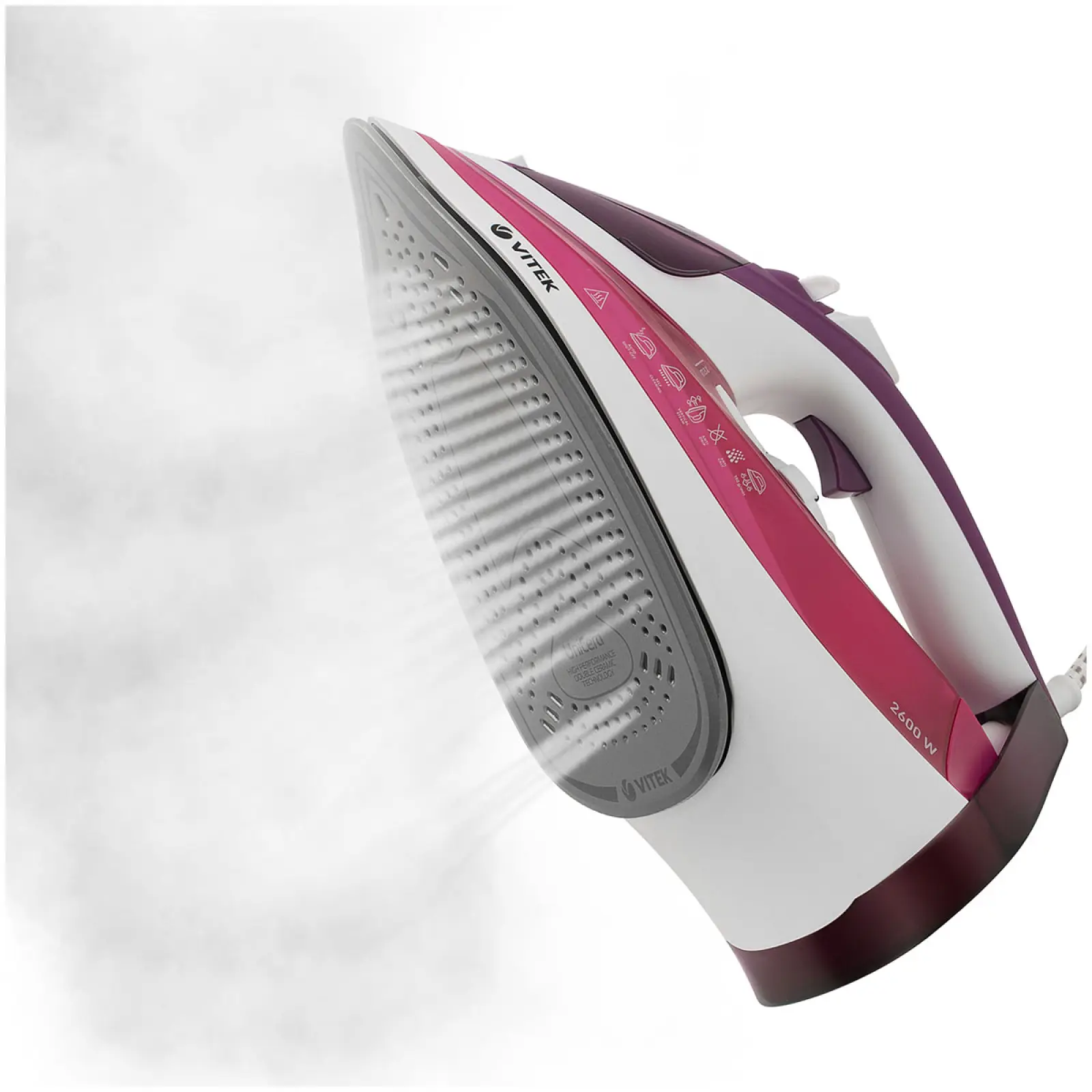 Утюг Vitek VT-8354 2600Вт фиолетовый/белый