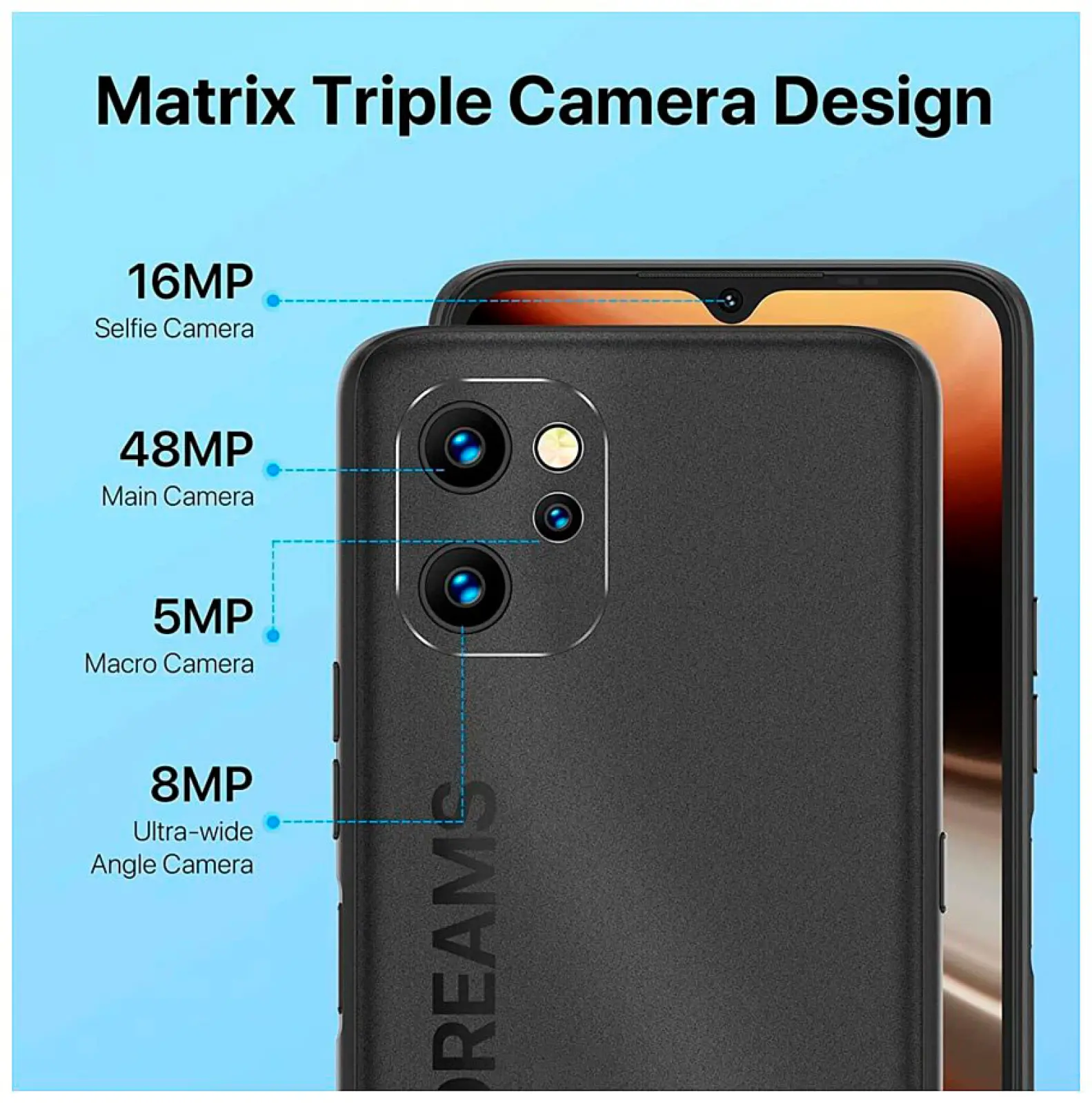Смартфон Umidigi Power 7 Max 6+128G Black Reef Gray (C.POW7-A-J-192-B-Z01)