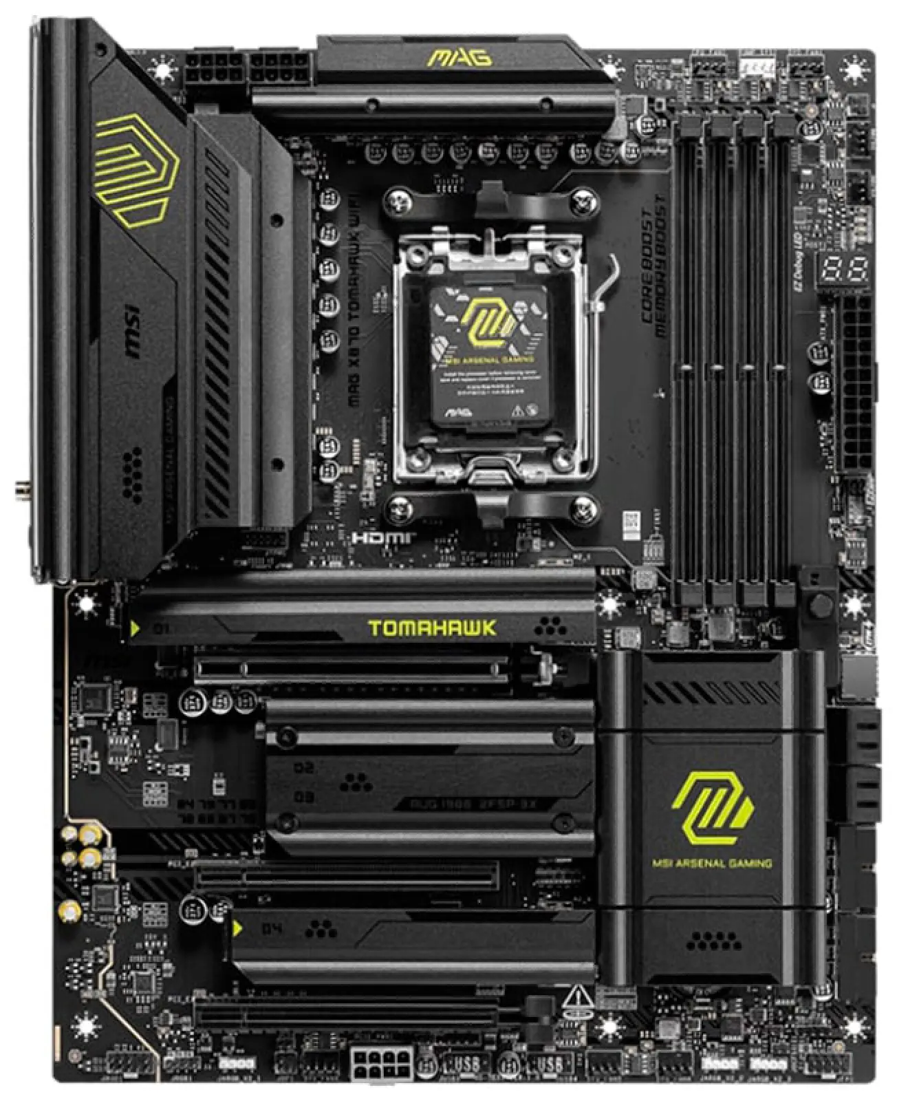 Материнская плата MSI MAG X870 TOMAHAWK WIFI (AM5, ATX)