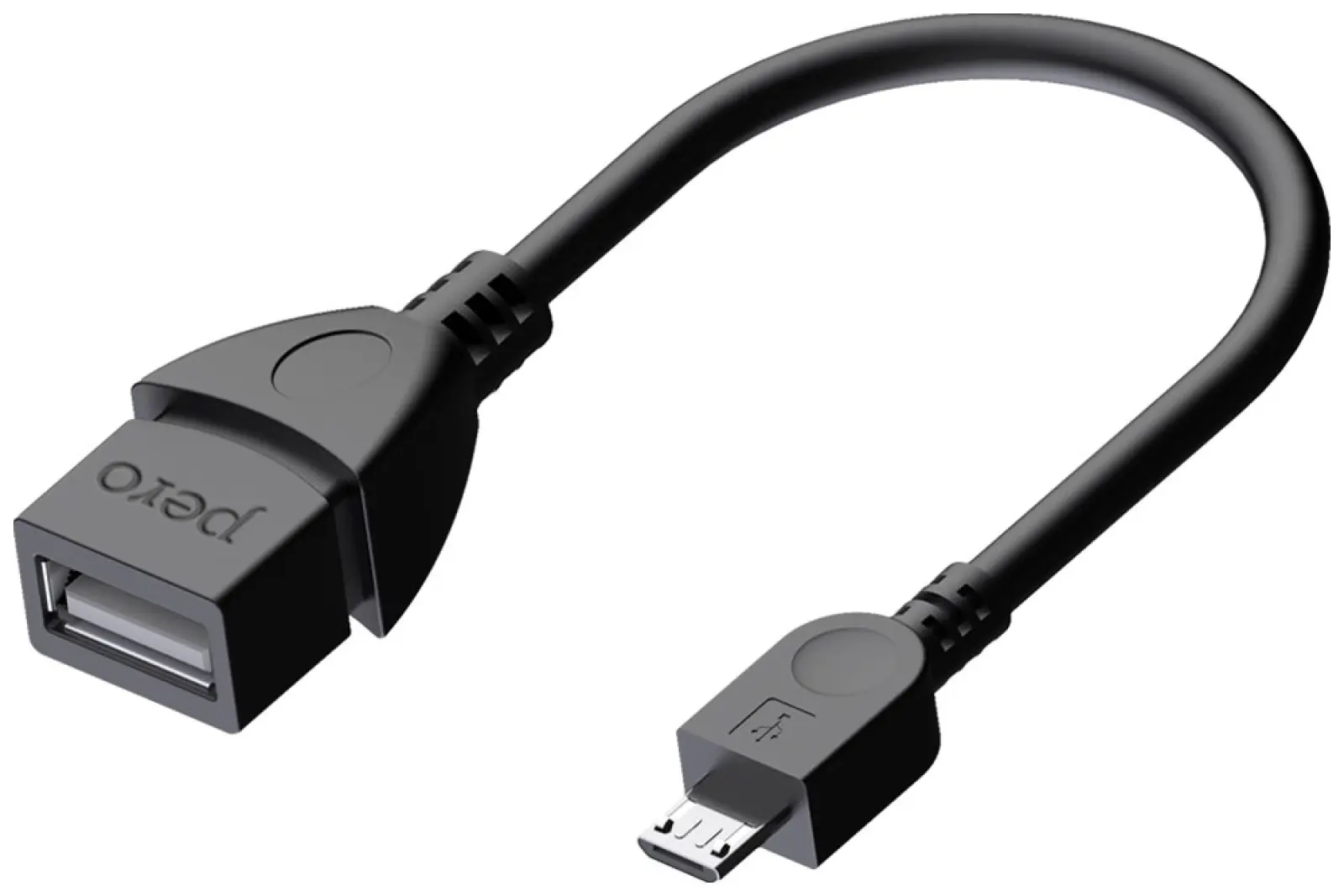 Адаптер  Pero AD03 OTG MICRO USB CABLE TO USB черный