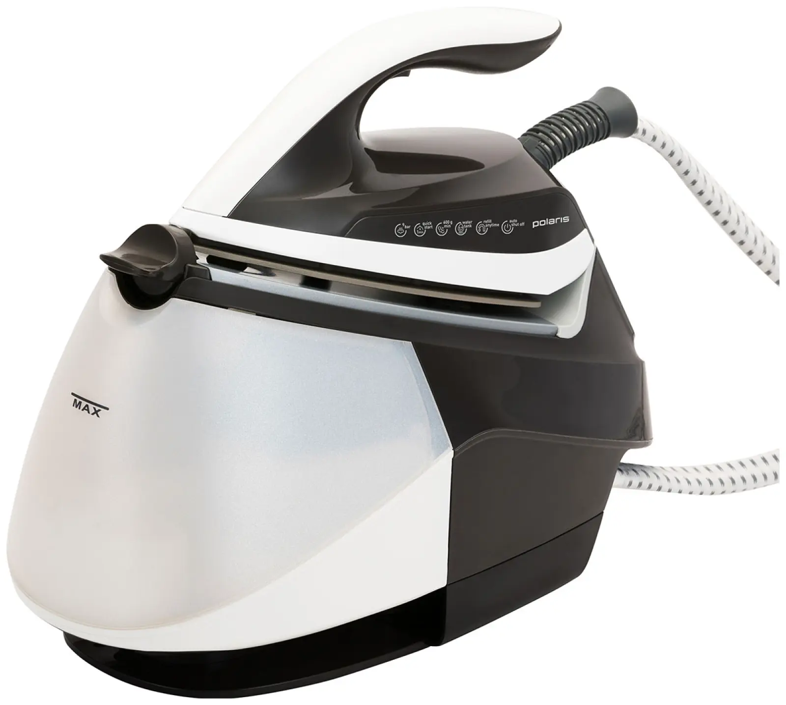 Парогенератор Polaris PSS 9090K Turbo Steam, давление 9 бар, Белый/мокко