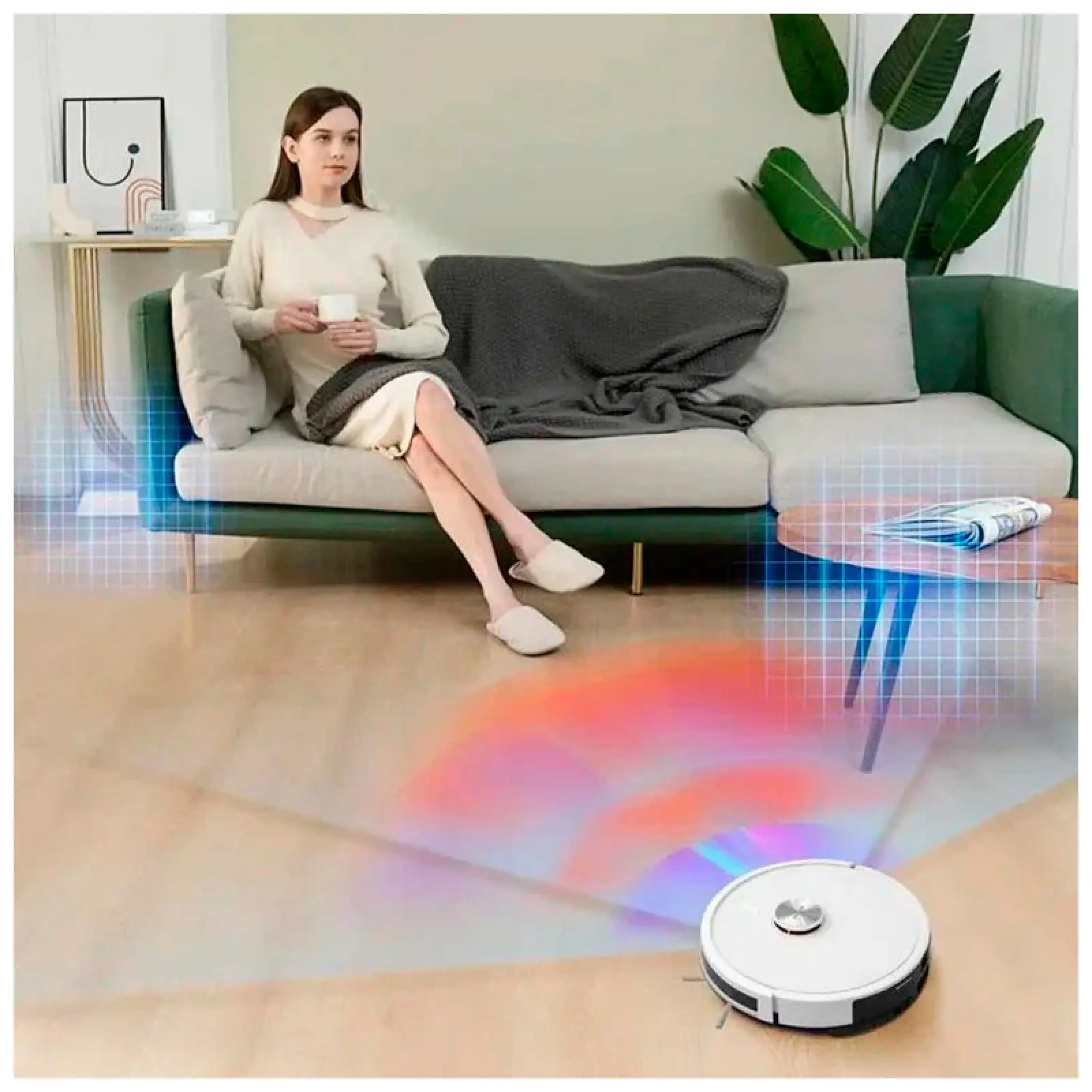 Робот-пылесос Lydsto Robot VC R5D, White
